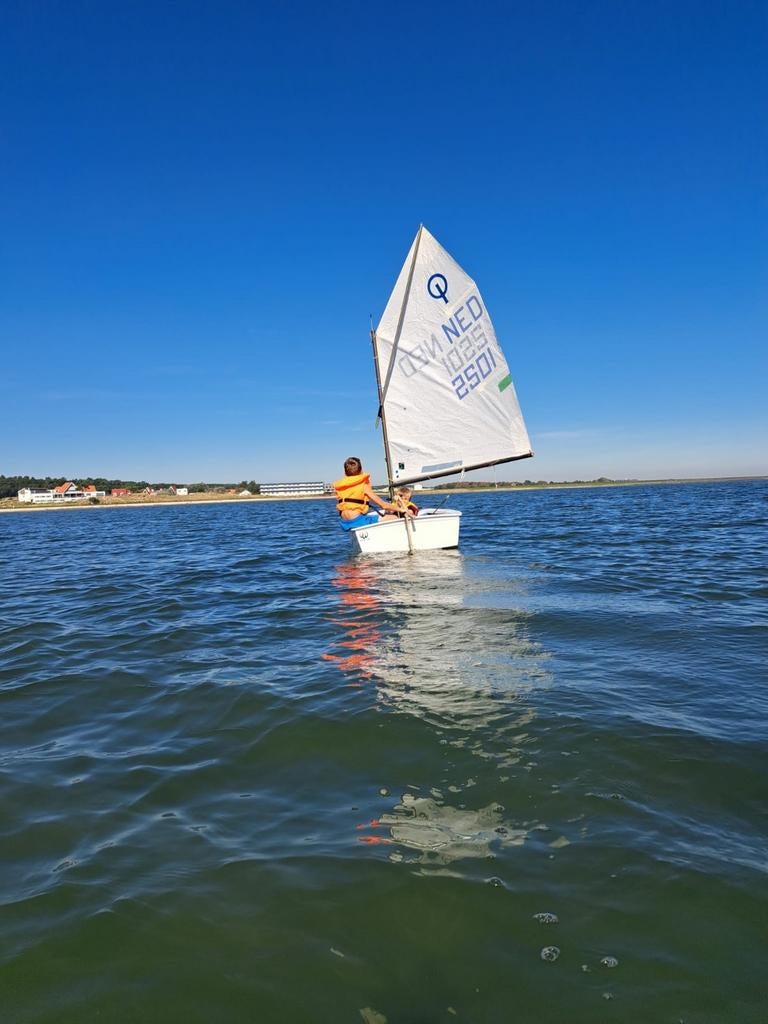 Van Wettum Optimist compleet met trailer en accessoires, Watersport en Boten, Open zeilboten, Ophalen of Verzenden