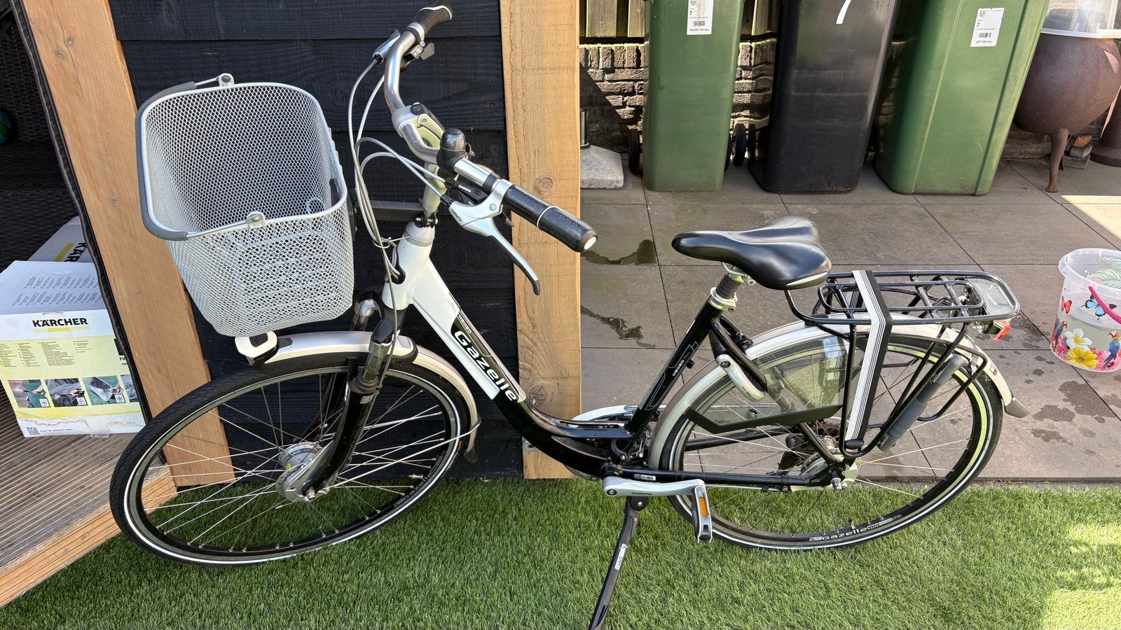 Gazelle Medeo Plus d49 Damesfiets met Mand, Ophalen, Gazelle, Trommelrem, 53 tot 56 cm