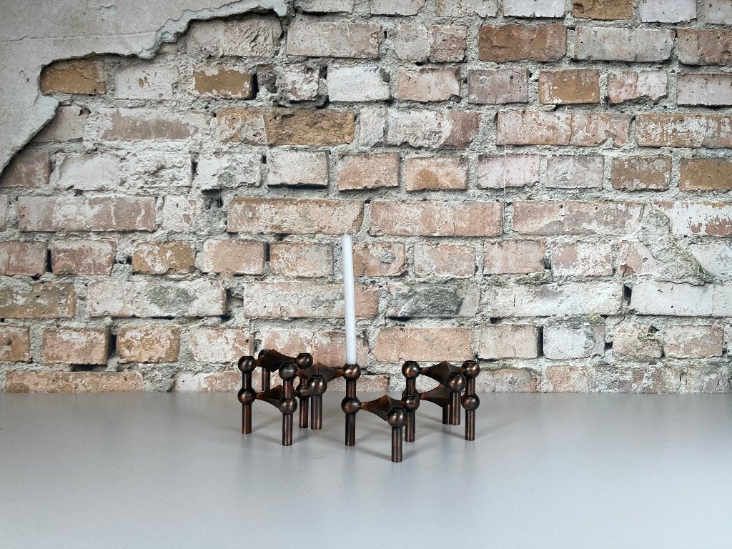 Stoff Nagel Kandelaar Set (6 stuks) bij TheReSales, Antiek en Kunst, Ophalen, Overige materialen