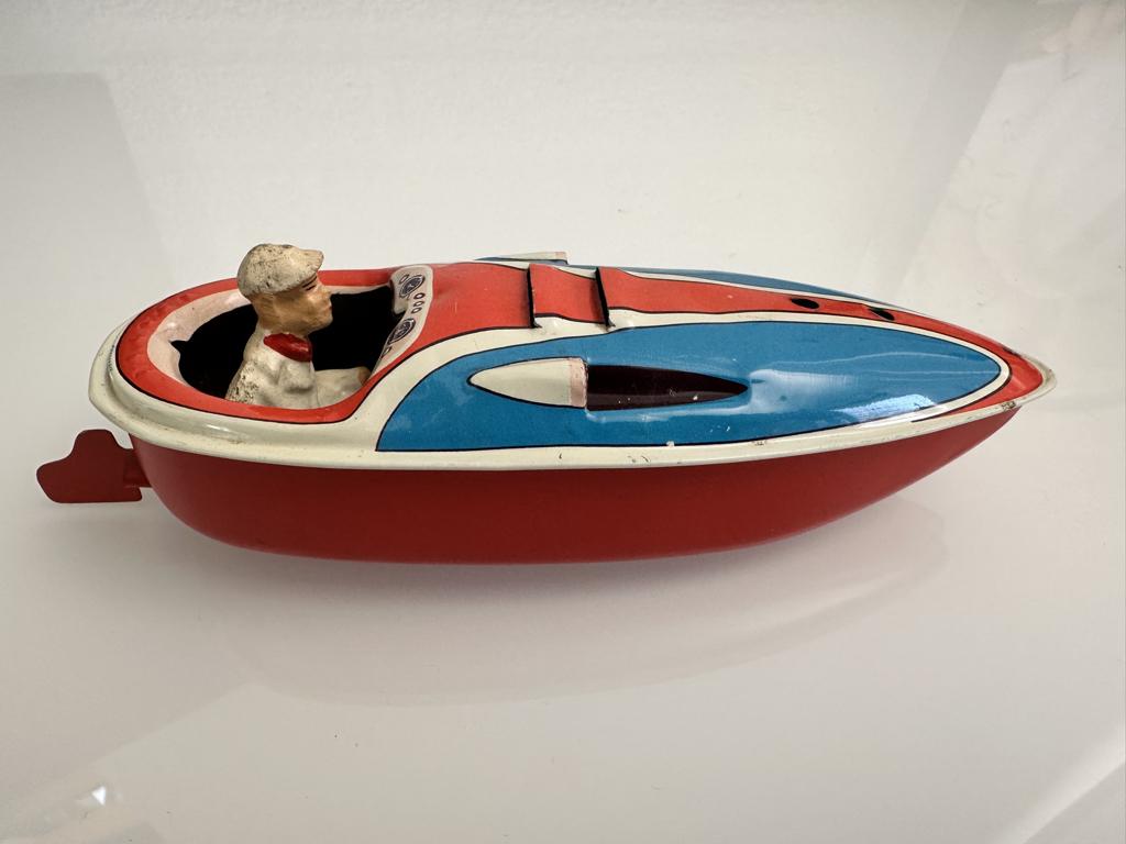 MIchael Seidel Hurricane stoombootje, Antiek en Kunst, Antiek | Speelgoed, Ophalen of Verzenden