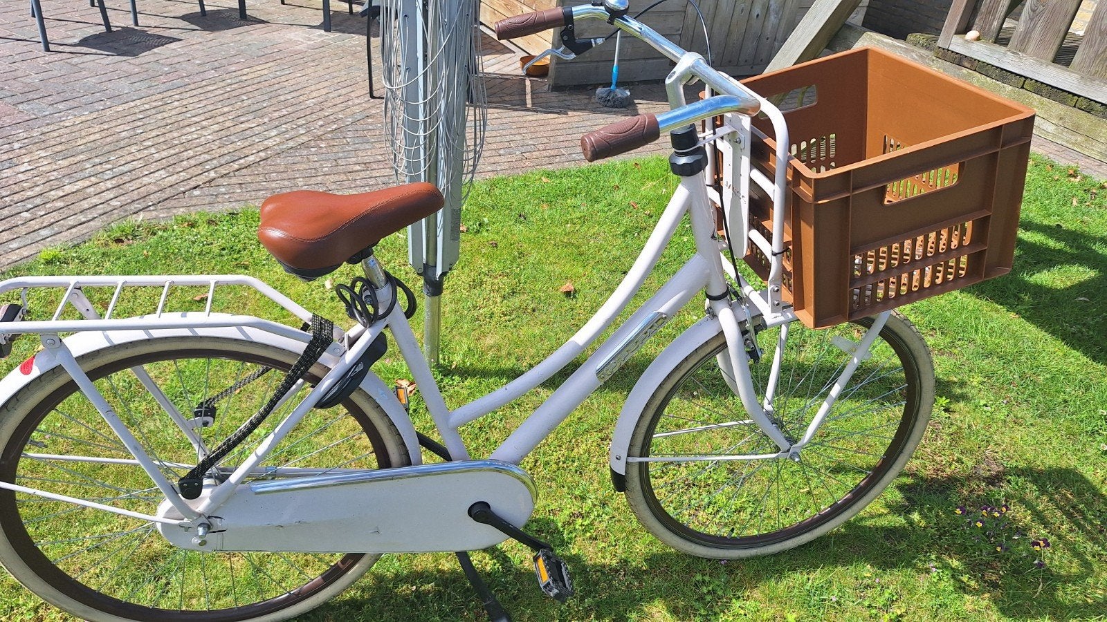 Roze Popal fiets, Ophalen