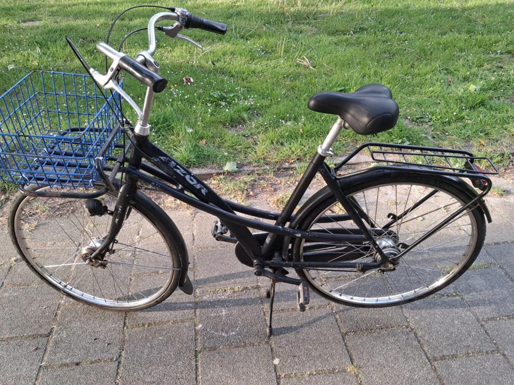 Damesfiets 28 inch, 7 versnelingen, 53 tot 56 cm, Ophalen of Verzenden, Gebruikt