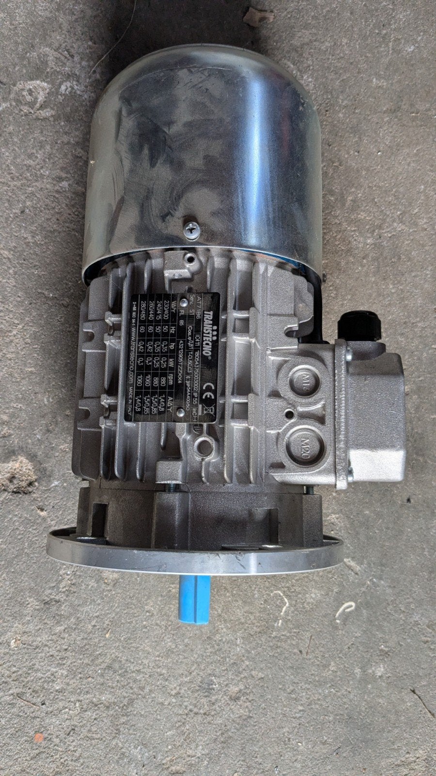 Elektromotor 0,25kW, 880rpm - Nieuwstaat, Doe-het-zelf en Verbouw, Ophalen of Verzenden