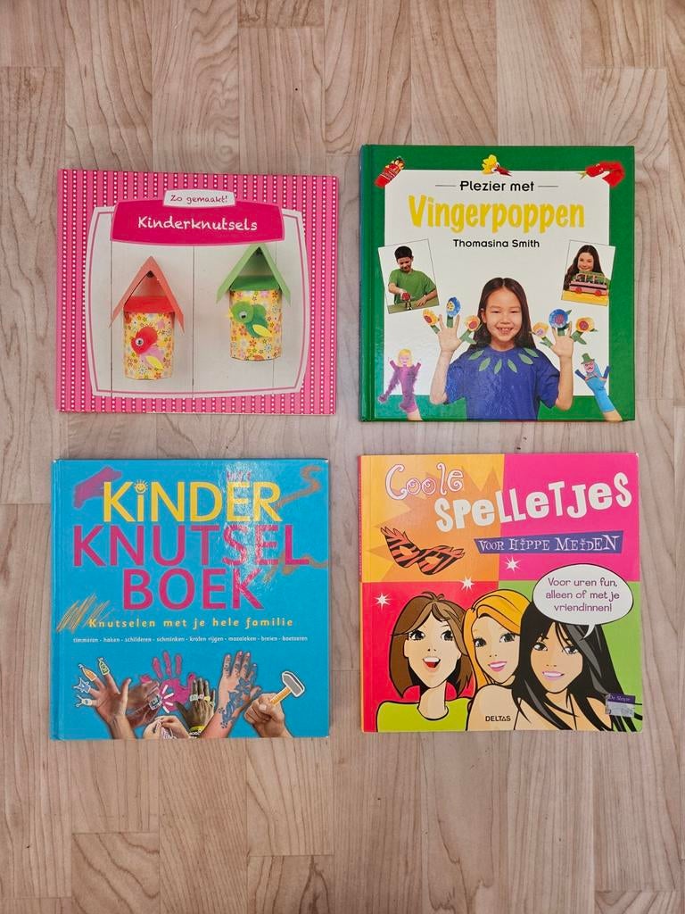 4x knutsel-/hobbyboeken voor kinderen, Ophalen of Verzenden, Zo goed als nieuw, Diverse auteurs, Non-fictie