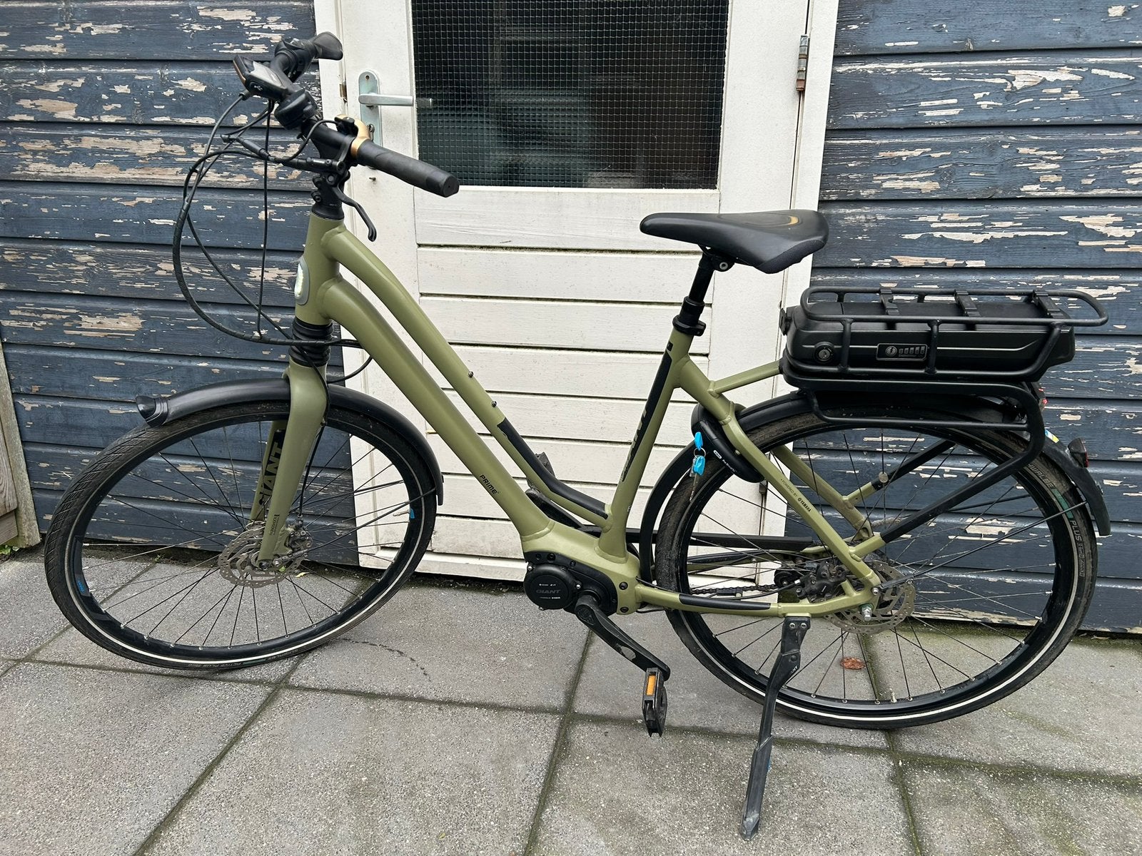 Giant Prime + 2022 elektrische fiets midden motor groen, Ophalen, Zo goed als nieuw, Overige merken