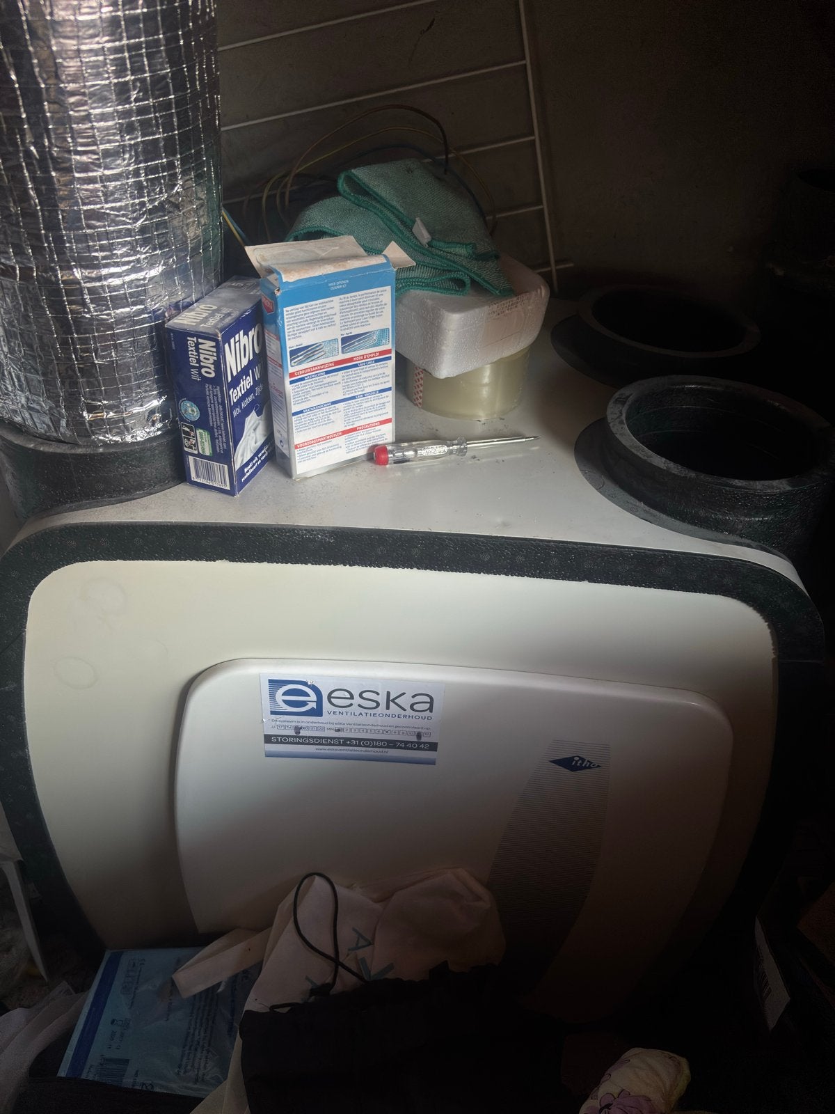 Eska WTW unit - Warmteterugwinning ventilatie, Ophalen, Gebruikt, Ventilator en Afzuiger