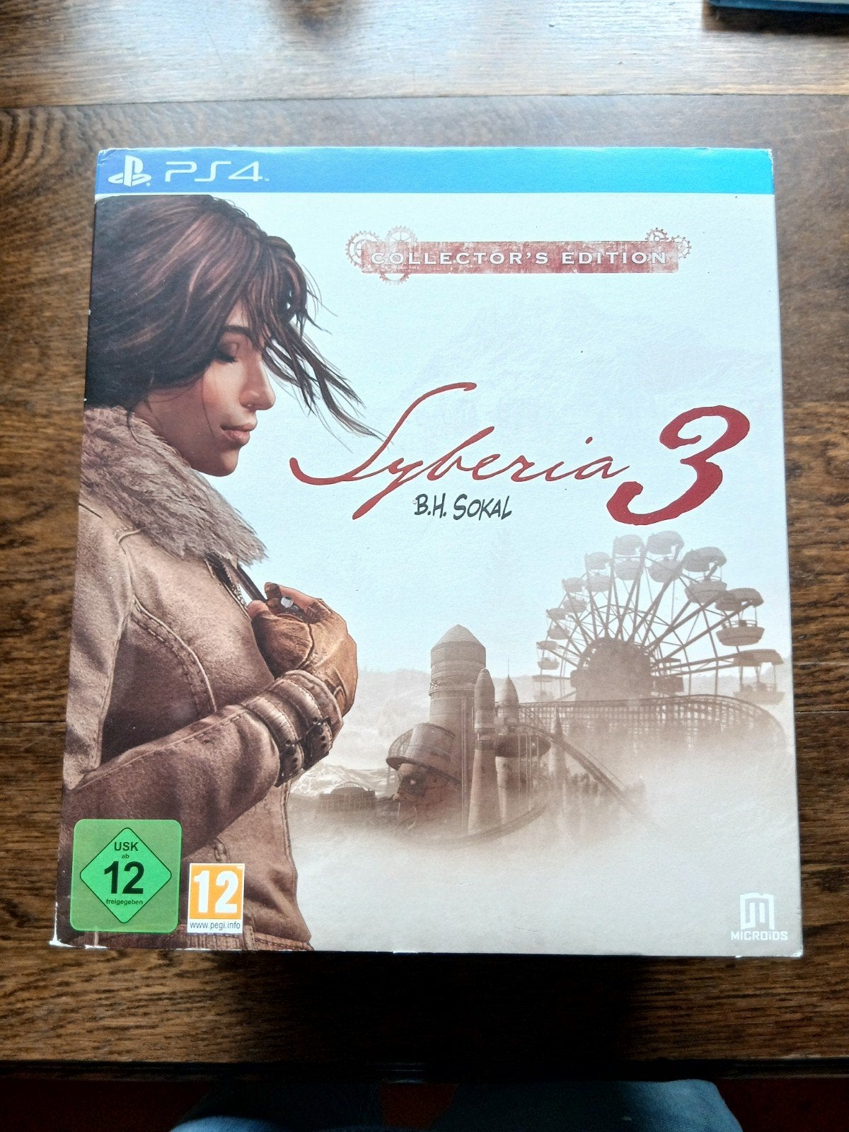 Syberia 3 Collector's Edition PS4 - Nieuwstaat zonder spel, Avontuur en Actie, 1 speler, Ophalen of Verzenden, Zo goed als nieuw