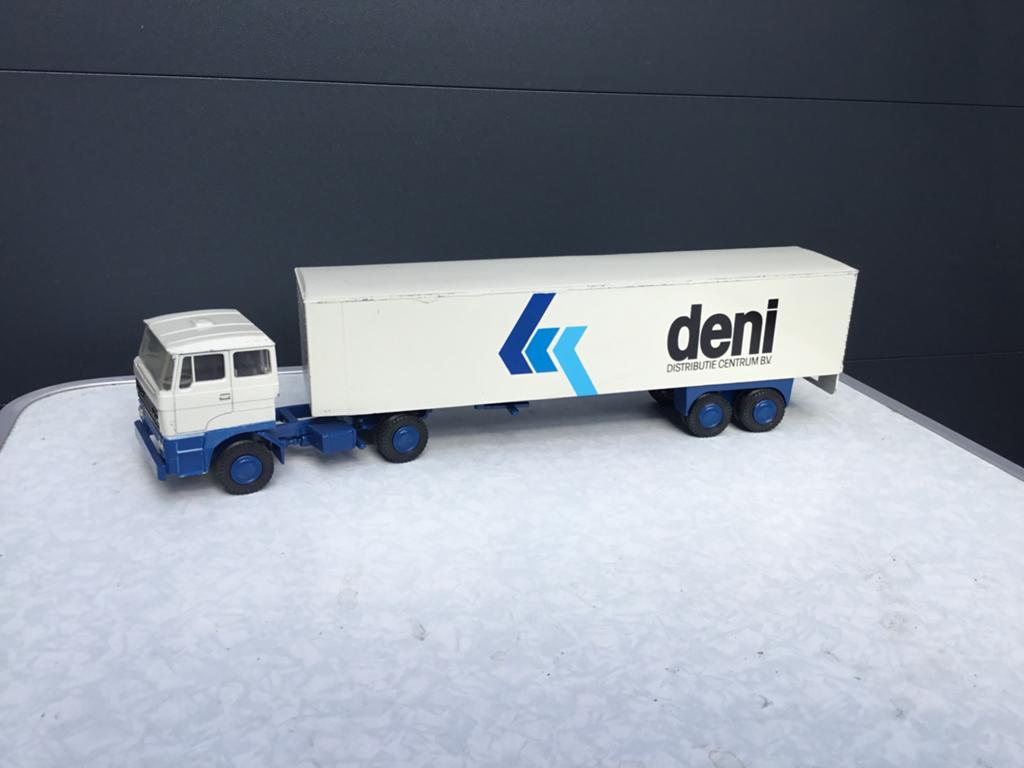 Lion Car Daf 2800 Deni Distributie centrum b.v, Hobby en Vrije tijd, Modelauto's | 1:50, Ophalen of Verzenden, Gebruikt, Bus of Vrachtwagen
