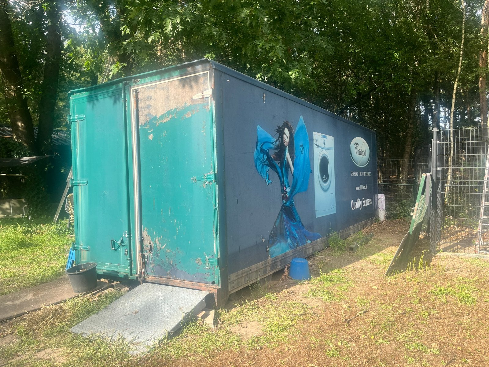 Robuuste droge container 7.60x2.60 - Ideaal voor opslag, Ophalen