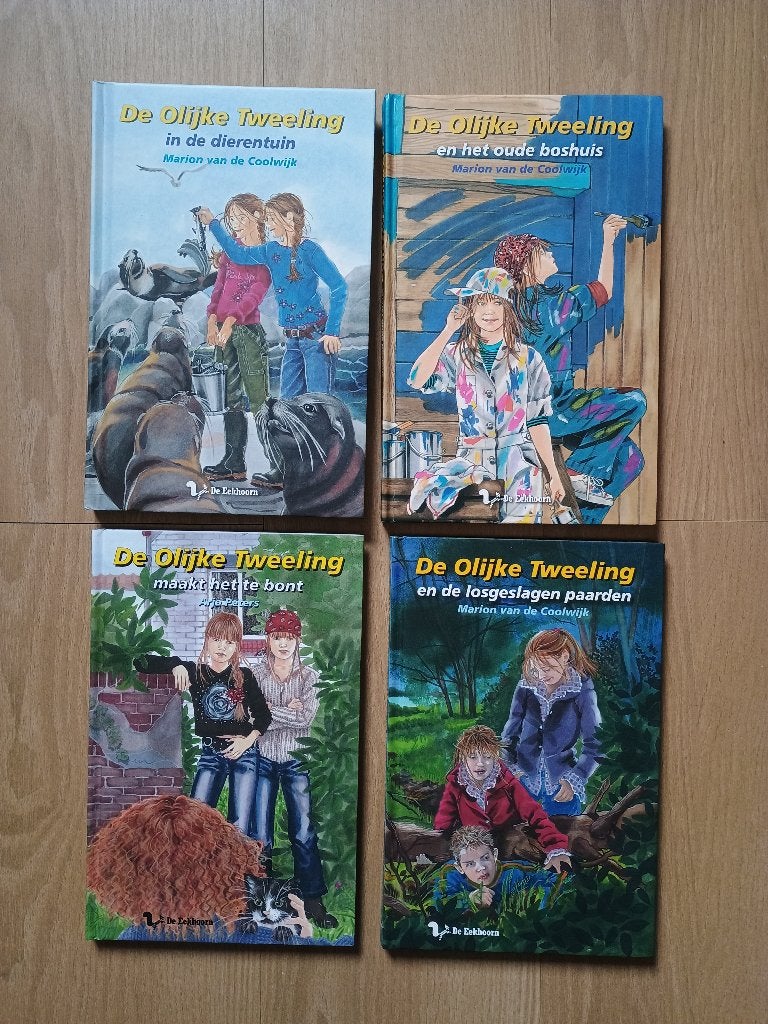 Olijke Tweeling boeken 4 stuks, Ophalen of Verzenden, Zo goed als nieuw, Marion van de Coolwijk