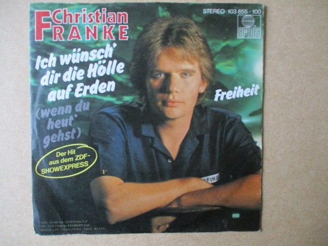 s2171 christian franke - ich wunsch dir die holle auf erden, Ophalen, Gebruikt, Overige genres