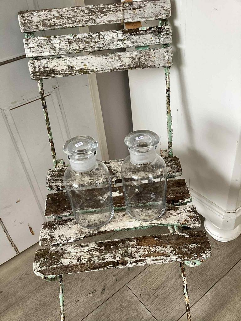 2 brocante snoeppotten voorraad potten, Ophalen of Verzenden