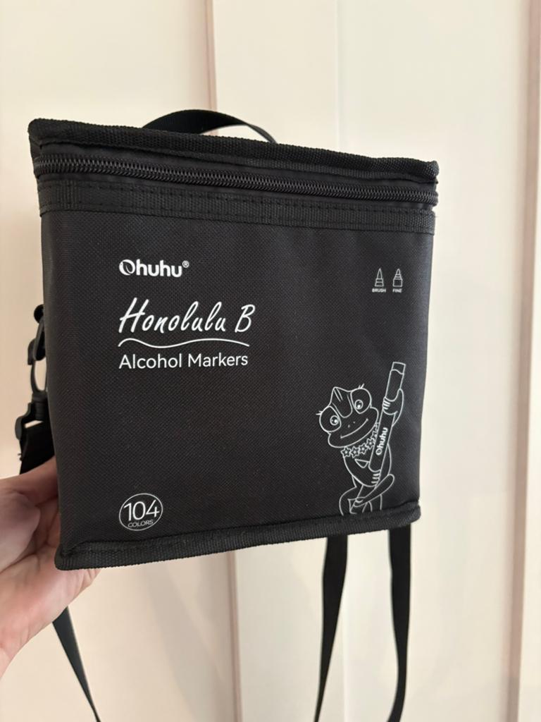 Ohuhu opbergtas voor Alcohol Markers, Hobby en Vrije tijd, Zwart, Gereedschap of Toebehoren, Nieuw, Ophalen of Verzenden