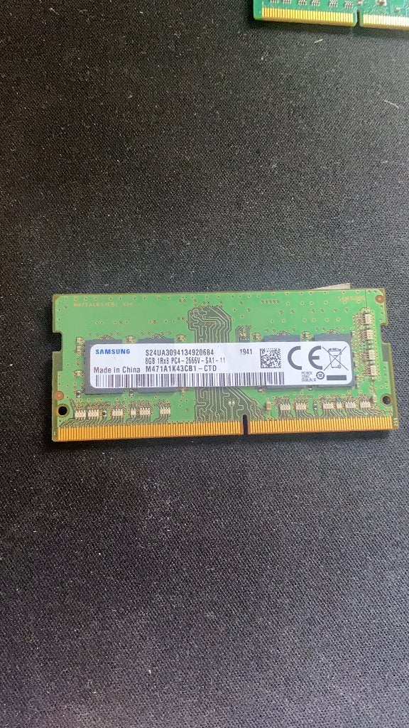 Samsung 8GB DDR4 2666MHz SODIMM Laptop RAM, DDR4, 8 GB, Ophalen of Verzenden, Zo goed als nieuw