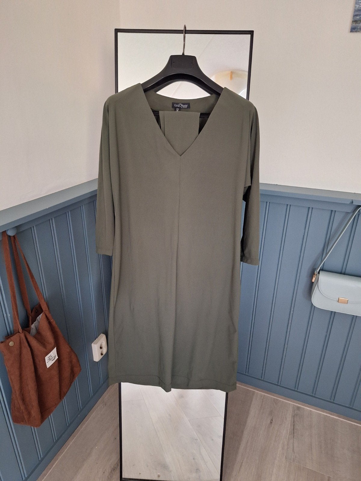 La dress travelstof jurk M, Kleding | Dames, Jurken, Maat 38/40 (M), Ophalen of Verzenden, Zo goed als nieuw, La Dress by Simone