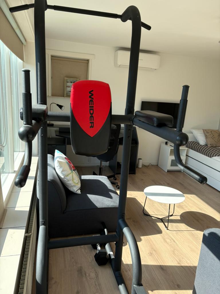 Weider power tower Fitnessapparaat - met 4 workout stations, Ophalen, Gebruikt, Krachtstation, Armen