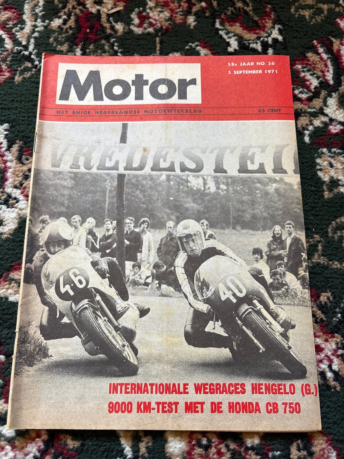 Motor Magazine - 3 september 1971 - Internationale Wegraces, Ophalen of Verzenden, Gelezen, Algemeen