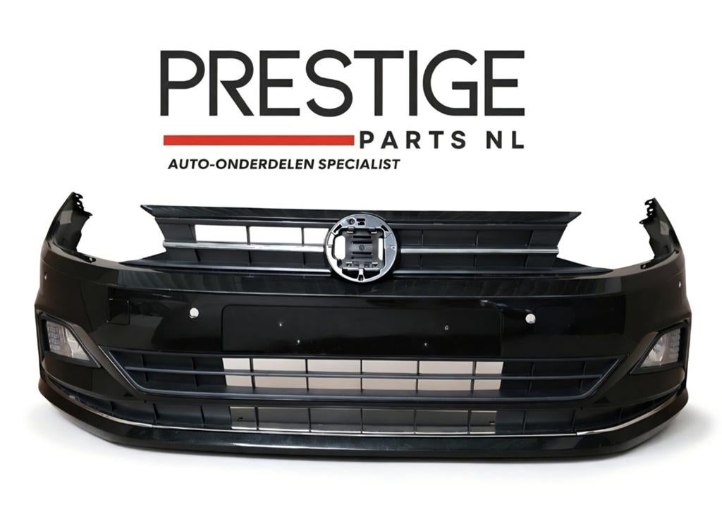 Voorbumper VW Polo 2G AW 4xPDC Bumper bj.2017-2022 ORGINEEL, Gebruikt, -, Ophalen of Verzenden, Bumper