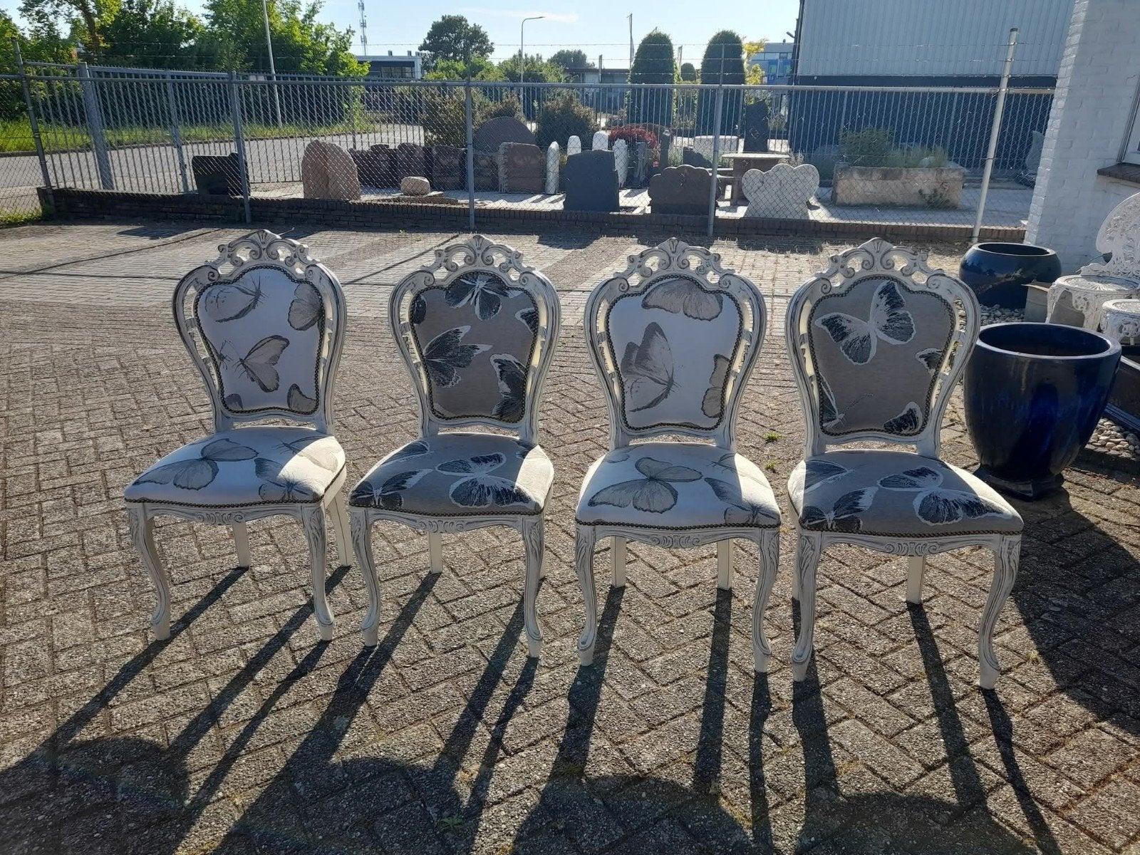 Set 4 barok stoelen mixed, Ophalen