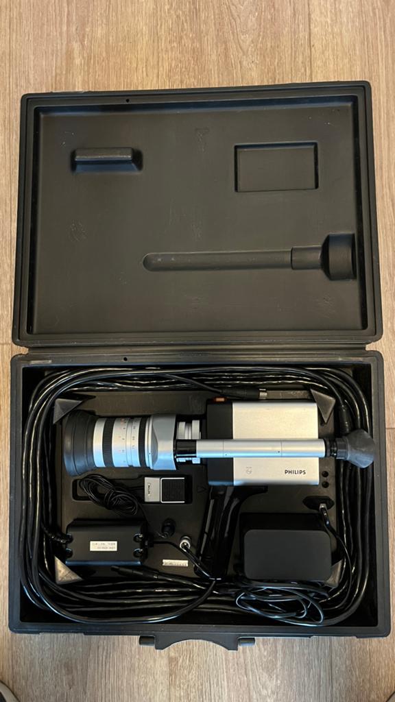 Philips LDH8300 Vintage Videocamera met accessoires, Audio, Tv en Foto, Videocamera's Analoog, Ophalen, Overige soorten, Camera