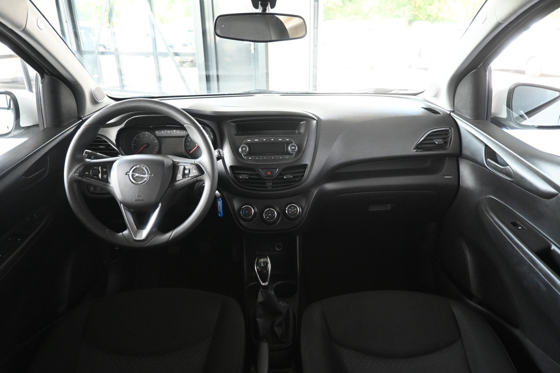 Opel KARL 1.0 ecoFLEX Edition Airco Cruise control Elektrisc, Auto's, Stof, Gebruikt, Met garantie (alle), Wit