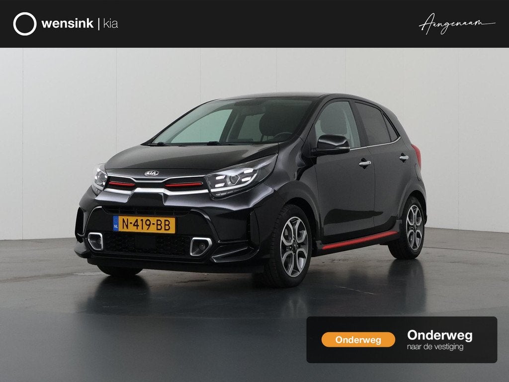 Kia Picanto 1.0 DPi GT-Line | Navigatie | Parkeercamera | Le, Auto's, Voorwielaandrijving, Gebruikt, 4 stoelen, Automatische klimaatregeling