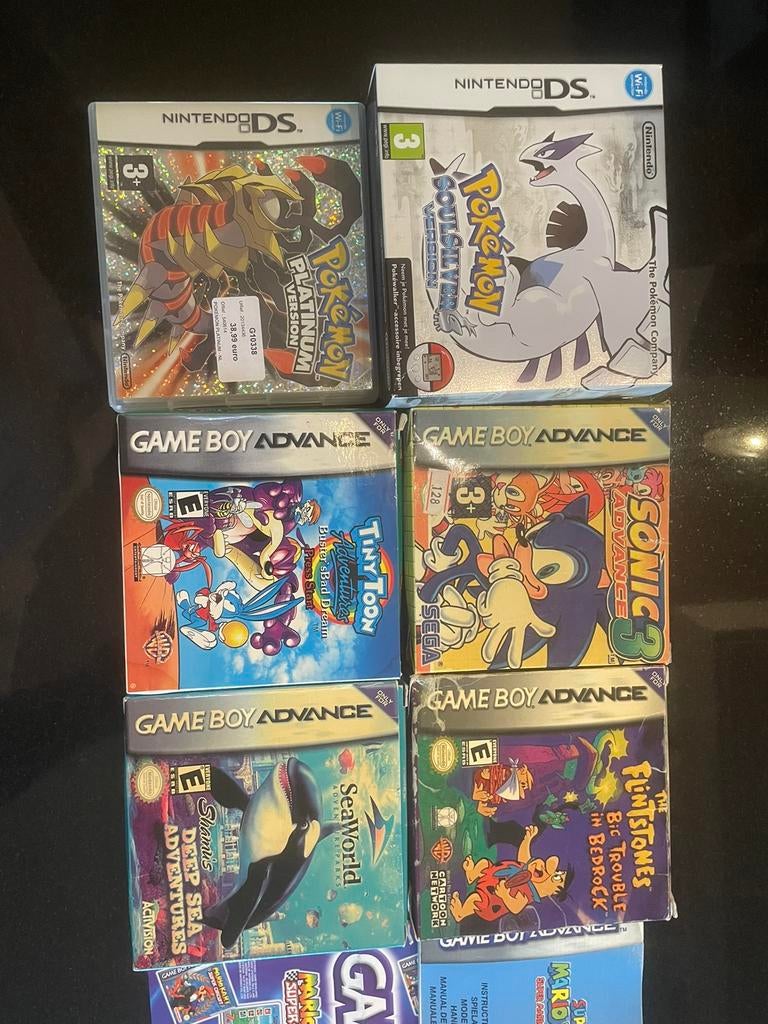 Collectie Game Boy Advance & Nintendo DS games -Pokémon, Avontuur en Actie, 1 speler, Ophalen of Verzenden, Zo goed als nieuw