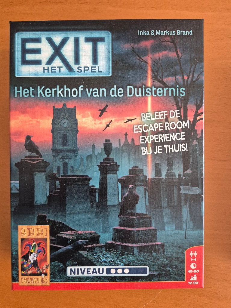 Exit - Het kerkhof van de duisternis, Een of twee spelers, Ophalen of Verzenden, Zo goed als nieuw, 999 Games