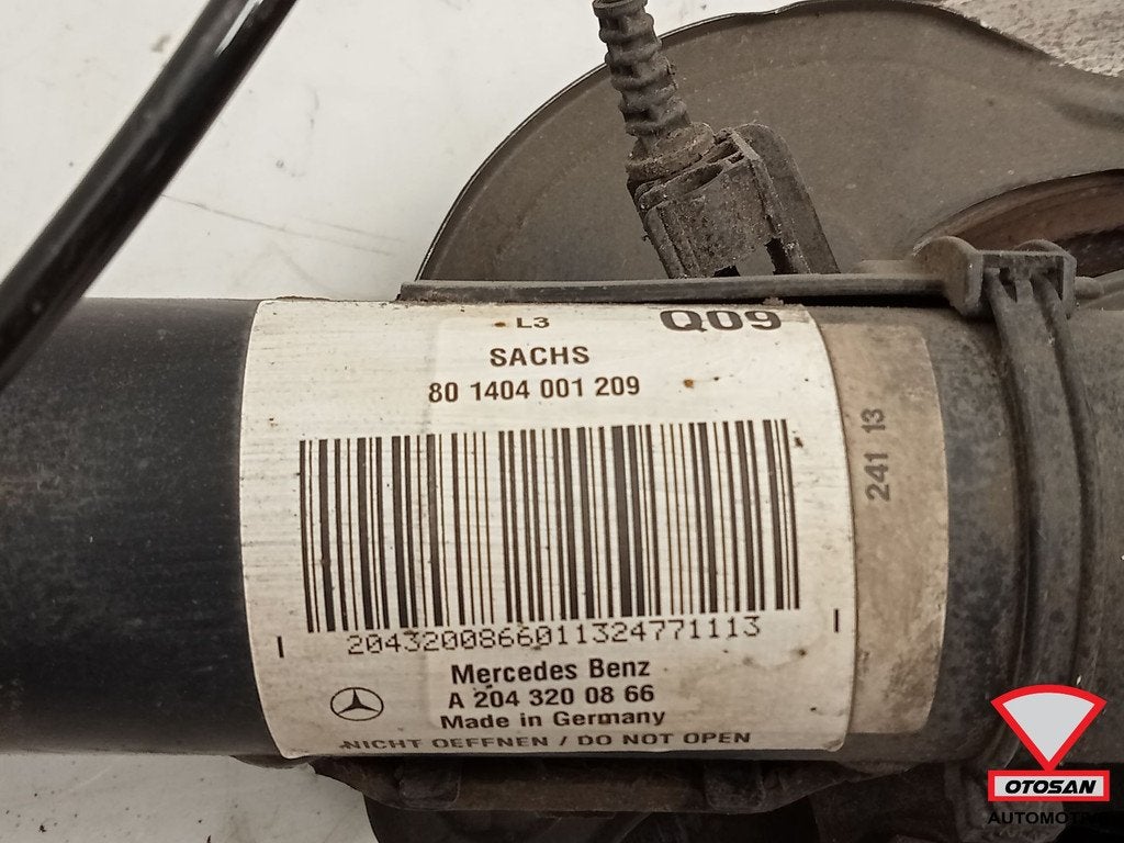Mercedes C Klasse W204 Veerpoot Compleet Links Voor a2043200, Gebruikt, Mercedes-Benz AG, Mercedes-Benz, Ophalen of Verzenden