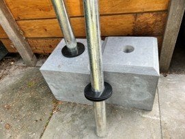 betonpoer 2 stuks  arduin belgisch harsteen voor pergola, Ophalen, Nieuw, Overige typen