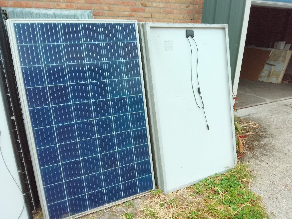 Zonnepanelen, Ophalen, Gebruikt