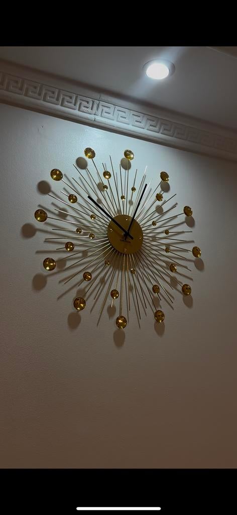Karlsson Sunburst Crystal klok, Ophalen of Verzenden, Zo goed als nieuw