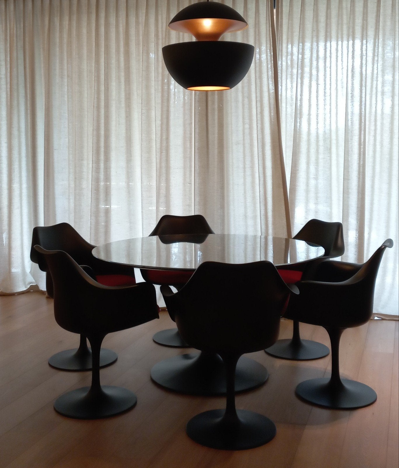 Mid Century cabinet platner tulipe takahama stam breuer, Ophalen of Verzenden, 75 tot 100 cm, Leer