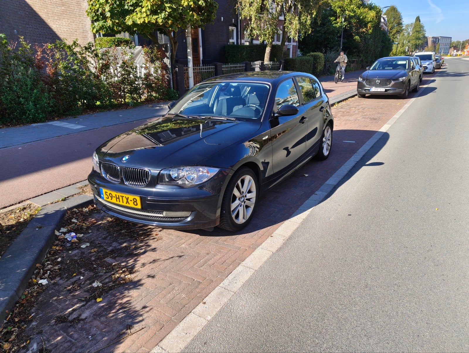BMW 1-Serie 1.6 116I 5DR 2009 Zwart, Auto's, 1-Serie, Achterwielaandrijving, 1599 cc, 4 cilinders