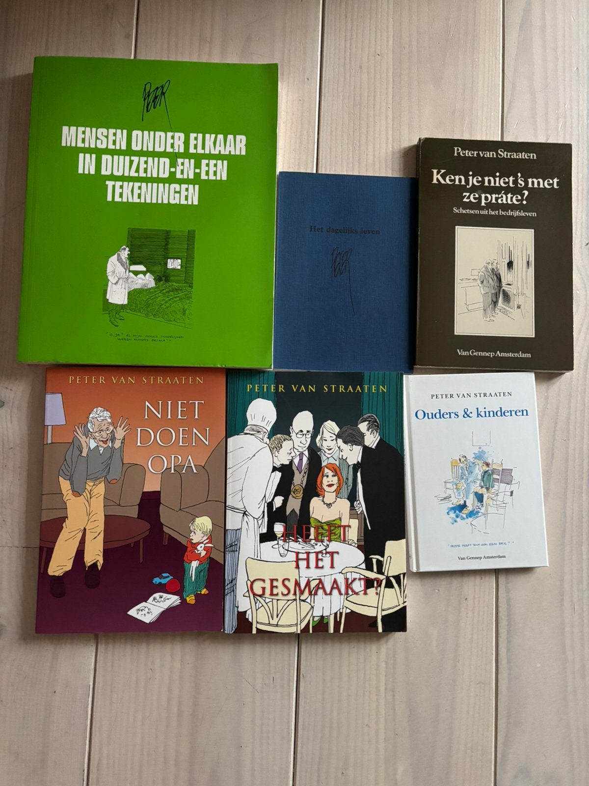 Peter van Straaten 6 boeken, Boeken, Meerdere stripboeken, Ophalen of Verzenden, Zo goed als nieuw