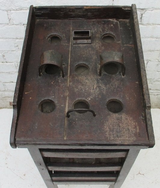 antieke jeu de grenouilles voor kinderen, Ophalen