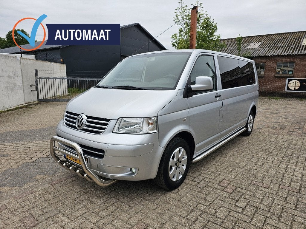 Volkswagen Transporter 2.5 TDI Apk,Airco,Dubbelcabine,Trekha, Auto's, Stof, Gebruikt, Volkswagen, 2020 kg