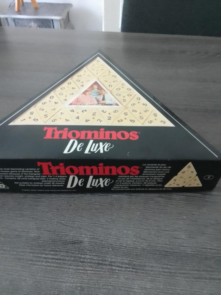 Triominos De Luxe - Het fascinerende dominospel, Een of twee spelers, Ophalen, Gebruikt, Goliath