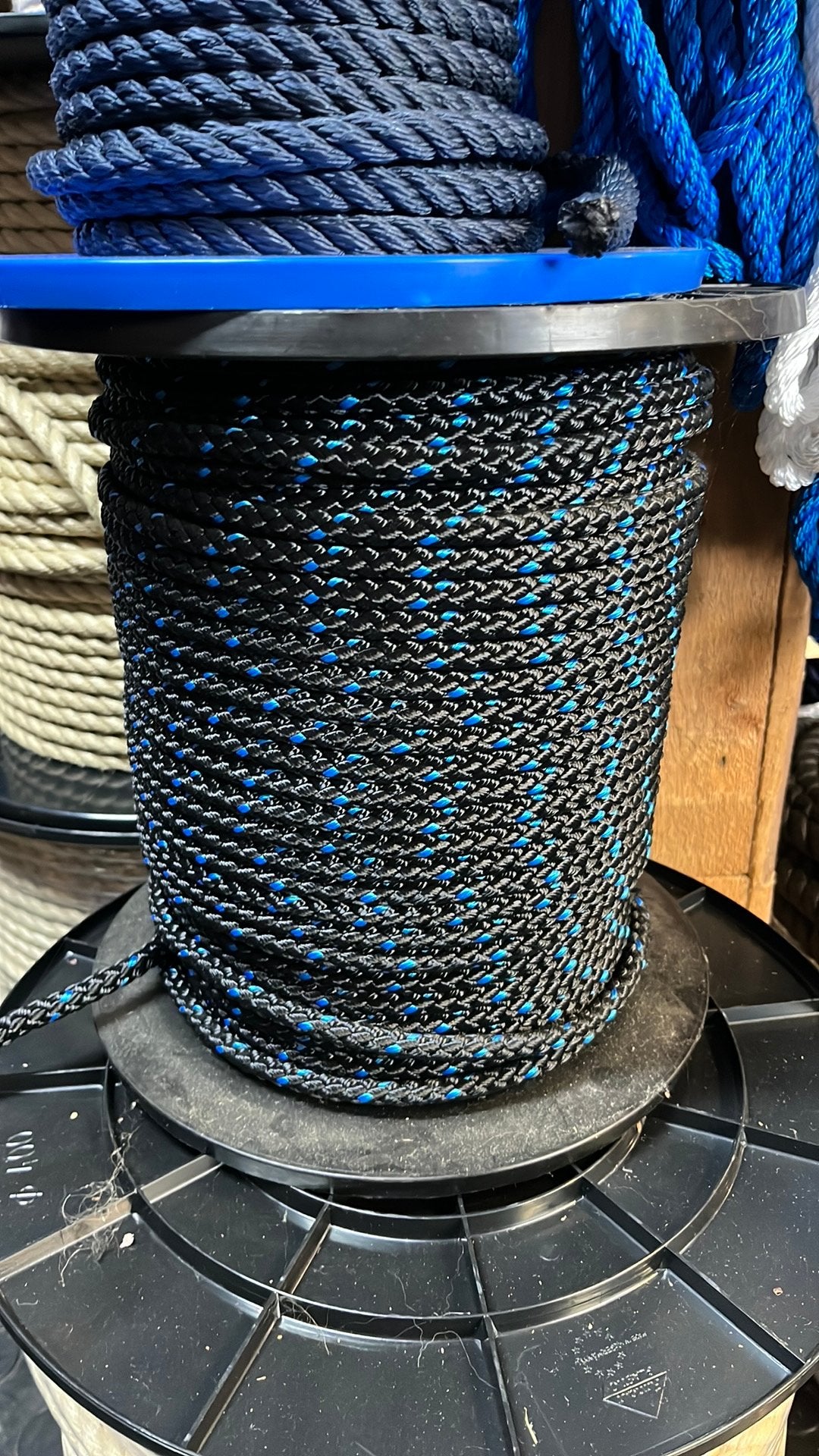 125 meter 10 mm dik gevlochten polyester touw, Ophalen of Verzenden, Nieuw, Lijn of Blok