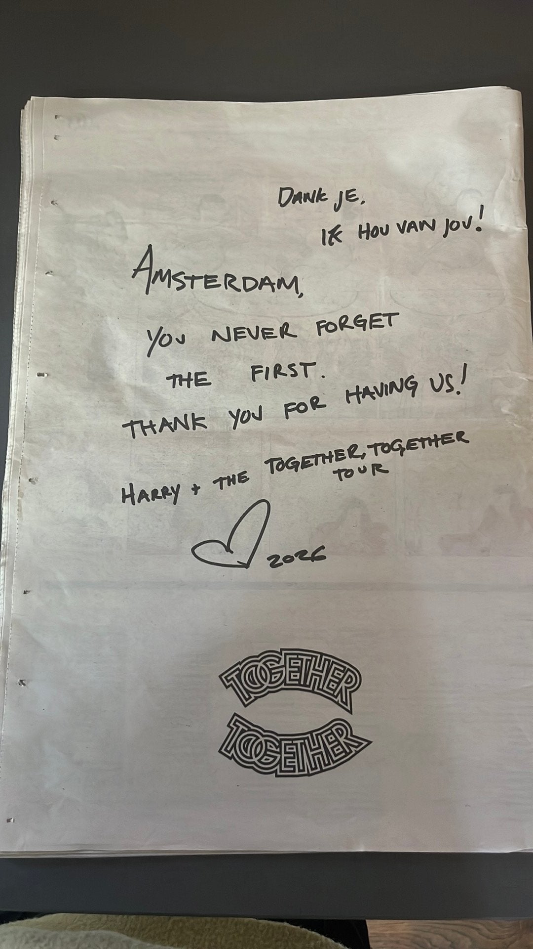 Harry Styles || het Parool, Ophalen of Verzenden, Nieuw, Muziek, Film of Tv