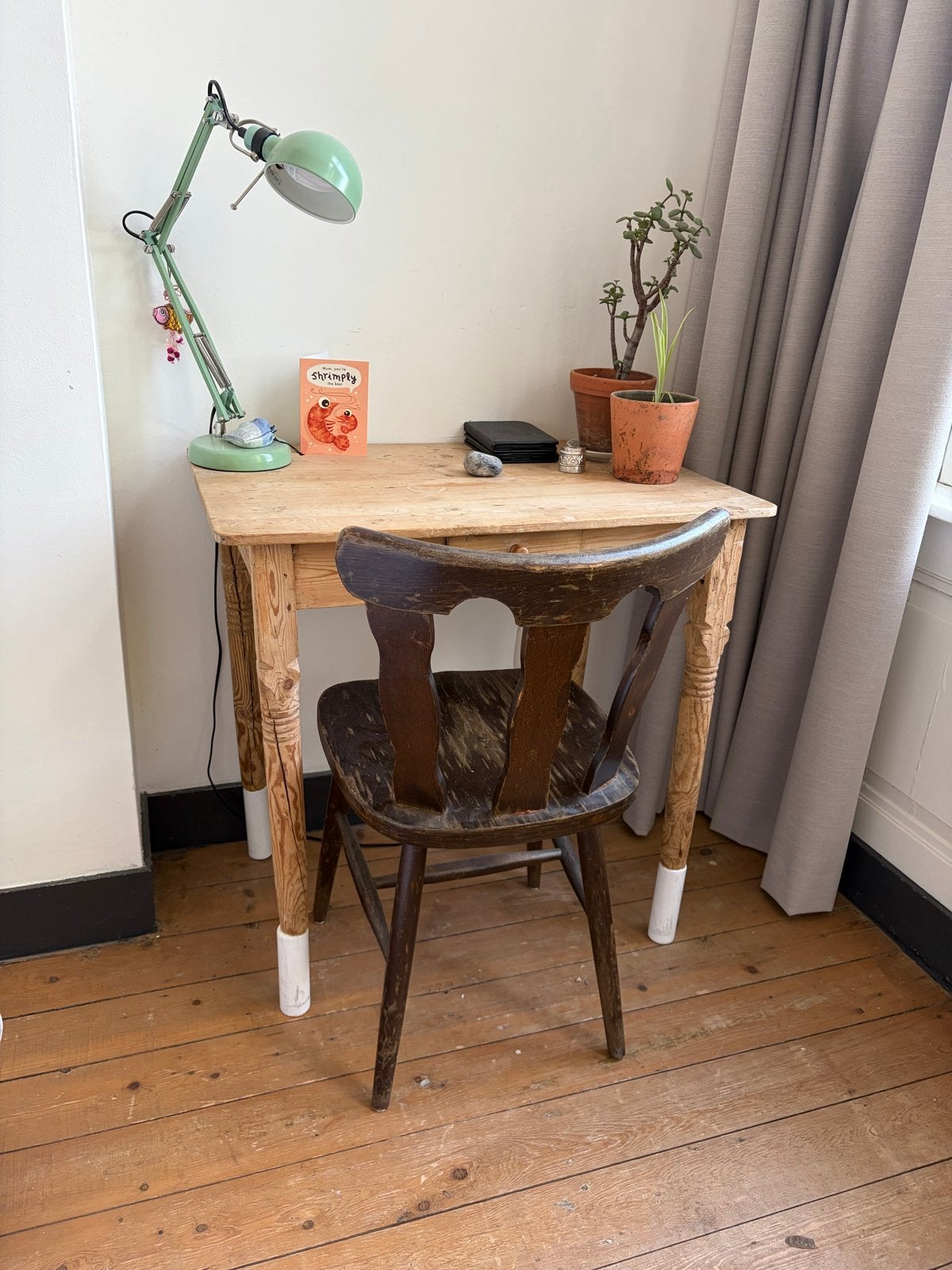 Vintage houten café stoel - donkerbruin, Ophalen, Gebruikt, Bruin, Retro, vintage, café, robuust