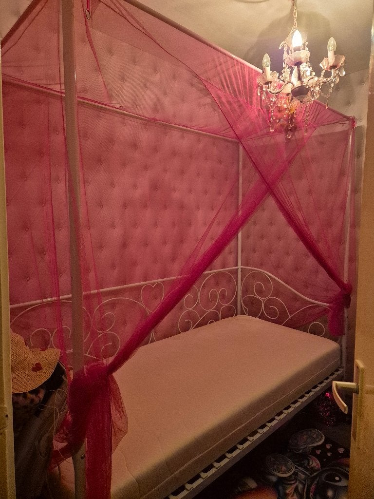 Meisje bed, Ophalen, 85 tot 100 cm, 140 tot 160 cm, Zo goed als nieuw