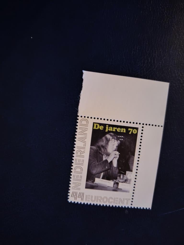 Persoonlijke zegel de jaren 70 hoekstuk Ton Sijbrands, Verzenden, Na 1940, Postfris