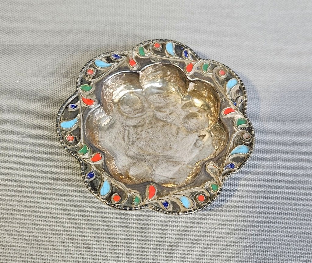 Exclusief antiek zilveren vide-poche schaaltje, Ophalen of Verzenden, Zilver