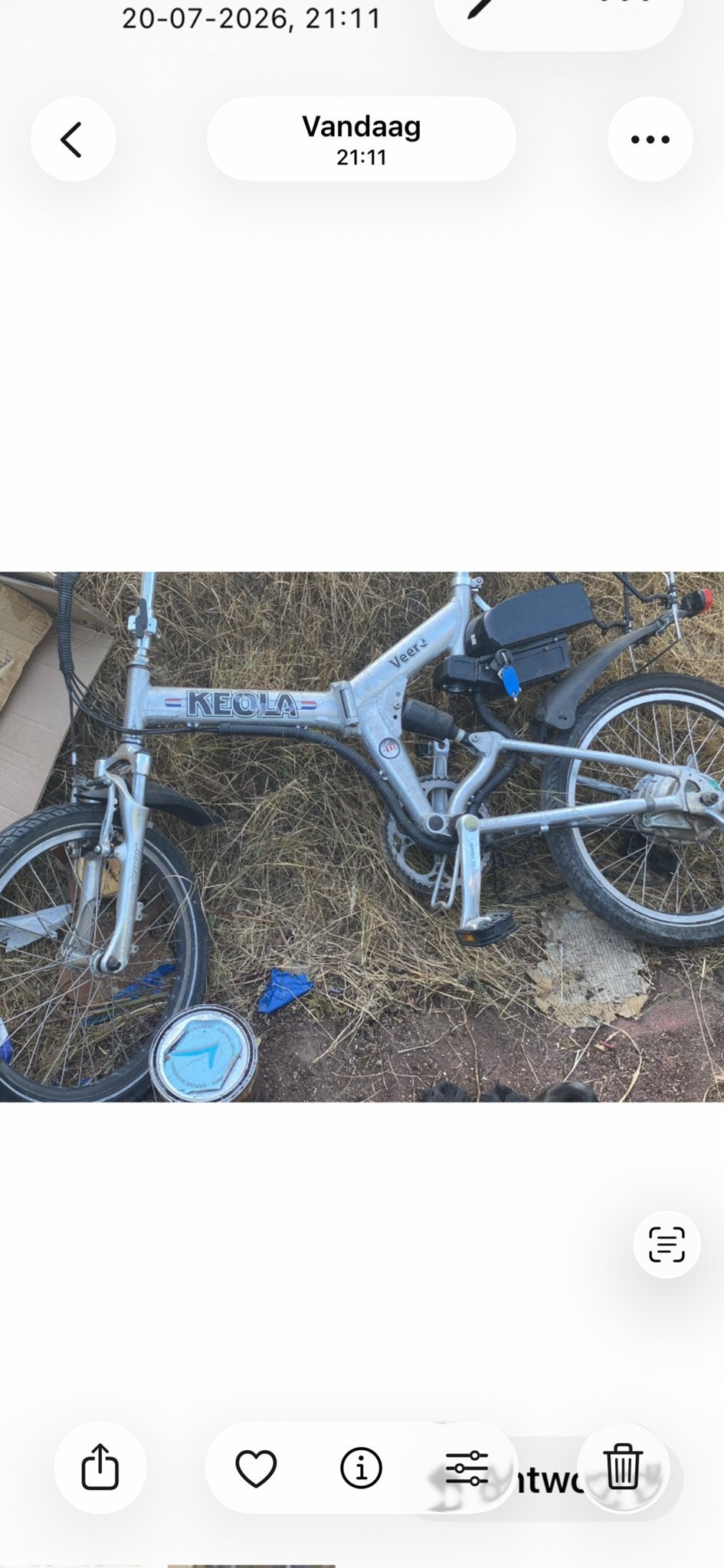 Elektrische vouwfiets te koop - Goed merk!, Fietsen en Brommers, Elektrische fietsen, Ophalen of Verzenden, Gebruikt, Overige merken