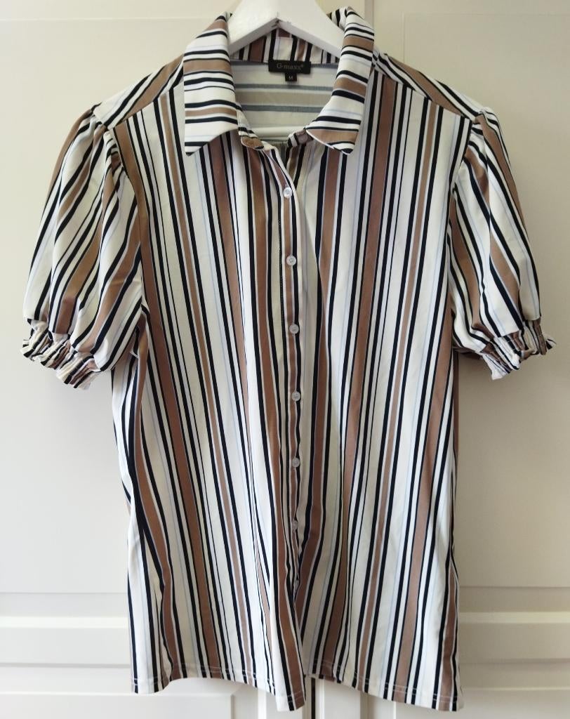 G Maxx Blouse Nieuw Travelstof Maat M, Kleding | Dames, Blouses en Tunieken, Maat 38/40 (M), Beige, G Maxx, Nieuw