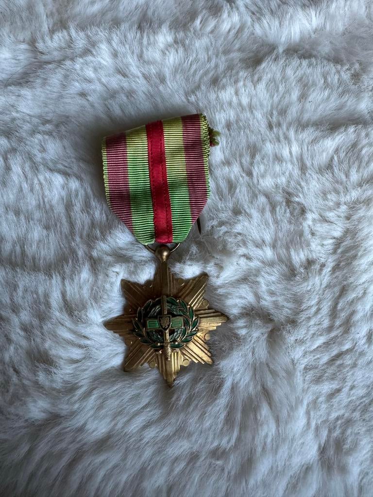 Belgische Veteranen Ster van Verdienste - 3 Para, Verzamelen, Militaria | Algemeen, Ophalen of Verzenden, Landmacht, Overige gebieden