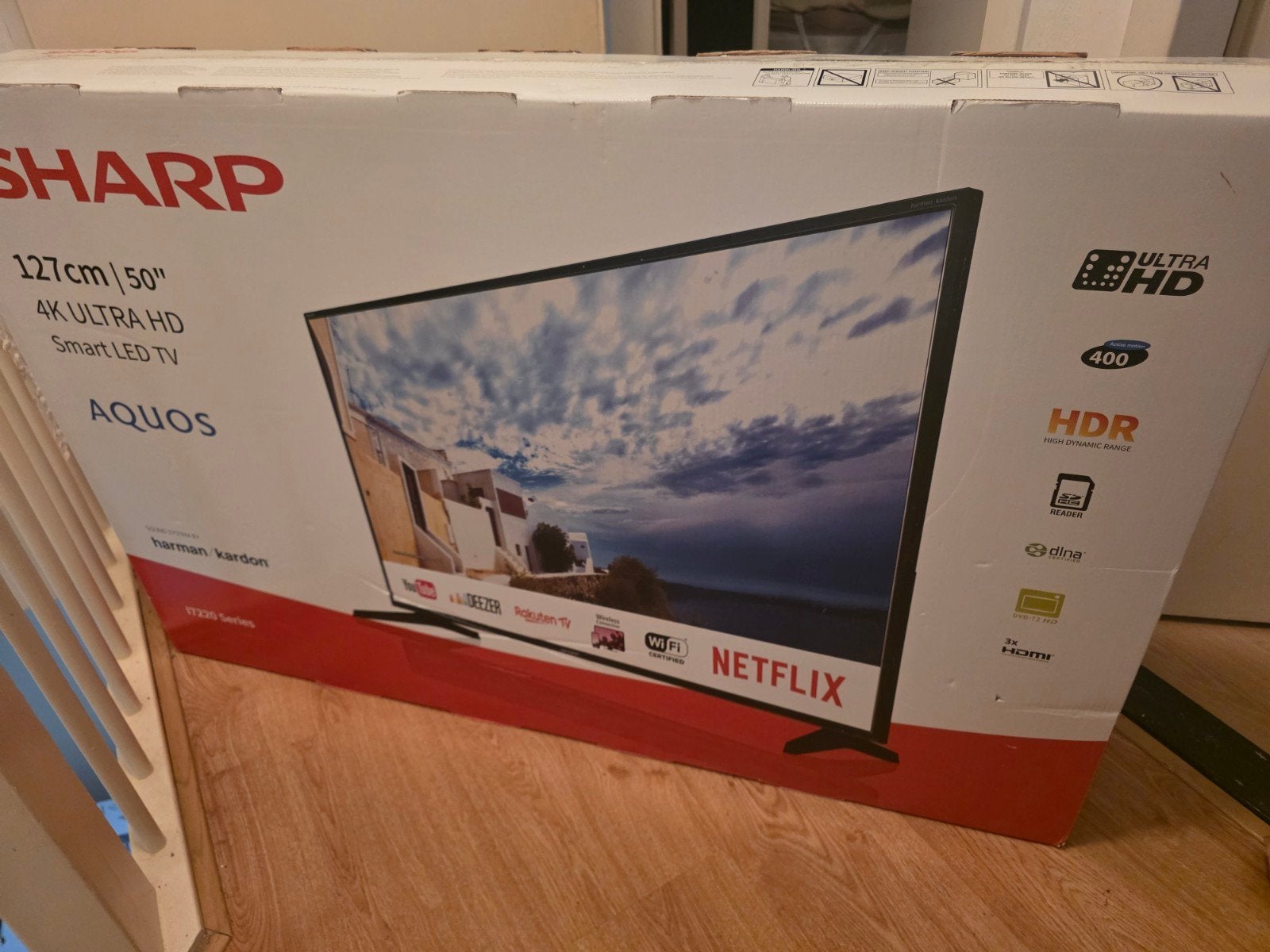 Sharp LC-50UI7222E 127cm 4K UHD Smart LED TV Nieuw, Audio, Tv en Foto, Televisies, Nieuw, 100 cm of meer, Sharp, 50 Hz, Ophalen of Verzenden