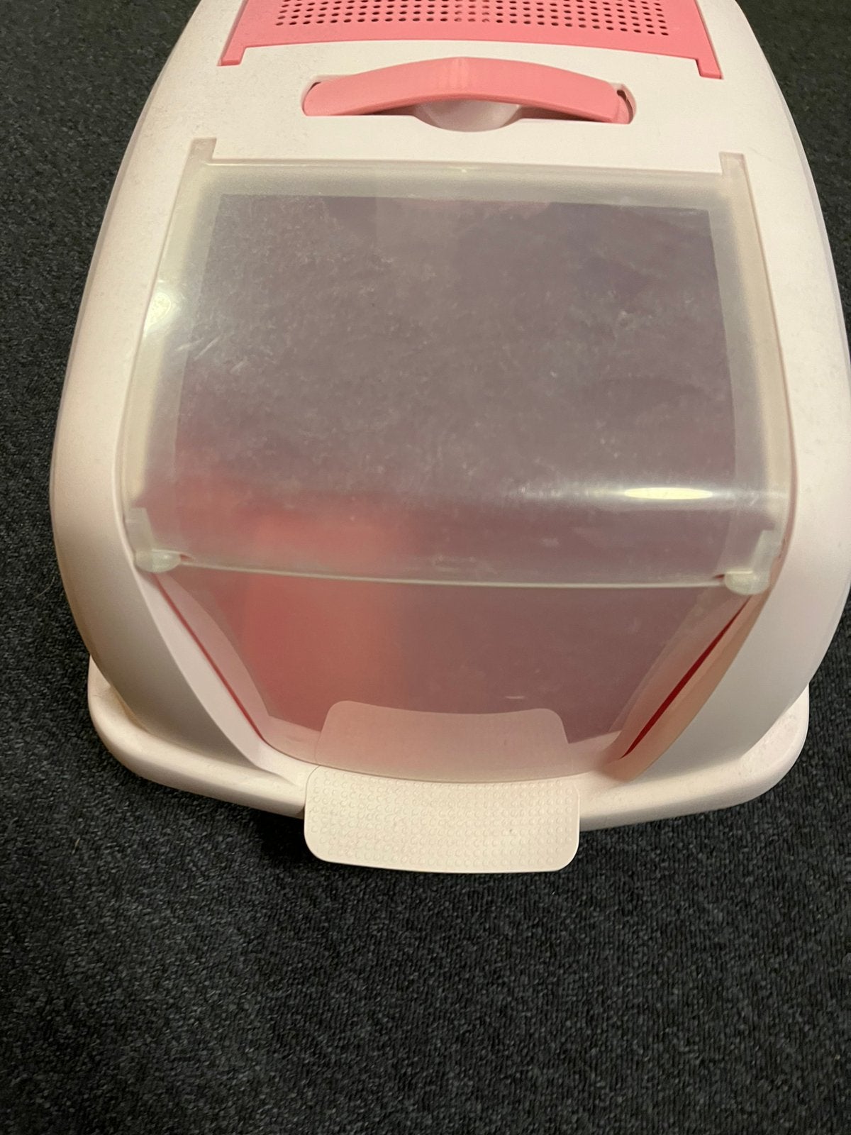 Kattenbak roze, Dieren en Toebehoren, Ophalen, Gebruikt