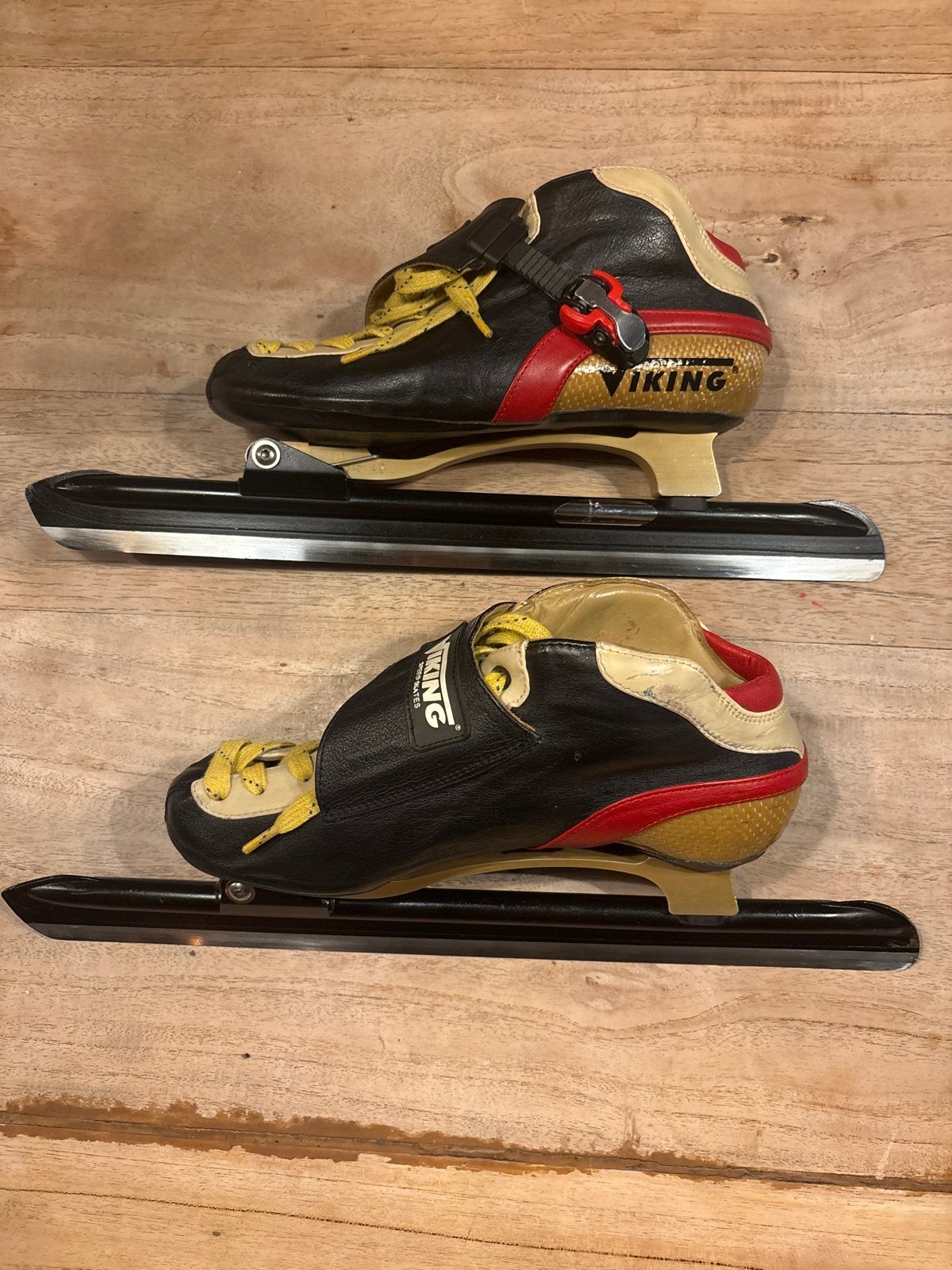 Viking Nagano Gold Klapschaatsen - Maat 40, Sport en Fitness, Gebruikt, Ophalen of Verzenden, Noren, Viking